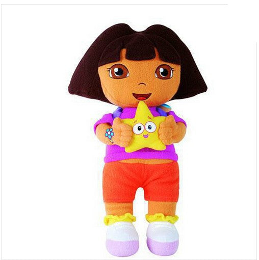 Stuffed Doll Dora Explorer With Star Extra Plush Toy Baby Toy Christmas Gift