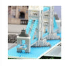 LOZ Nano World Architecture Britain UK LONDON Tower Bridge DIY 3D Model Building Block Toy Gift