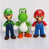 Action Figures toy Super Mario Bros Luigi Mario Yoshi