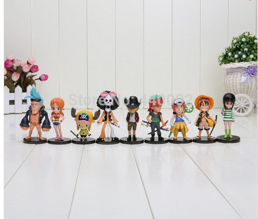 The Straw Hats  Anime One Piece Mini Action Figures